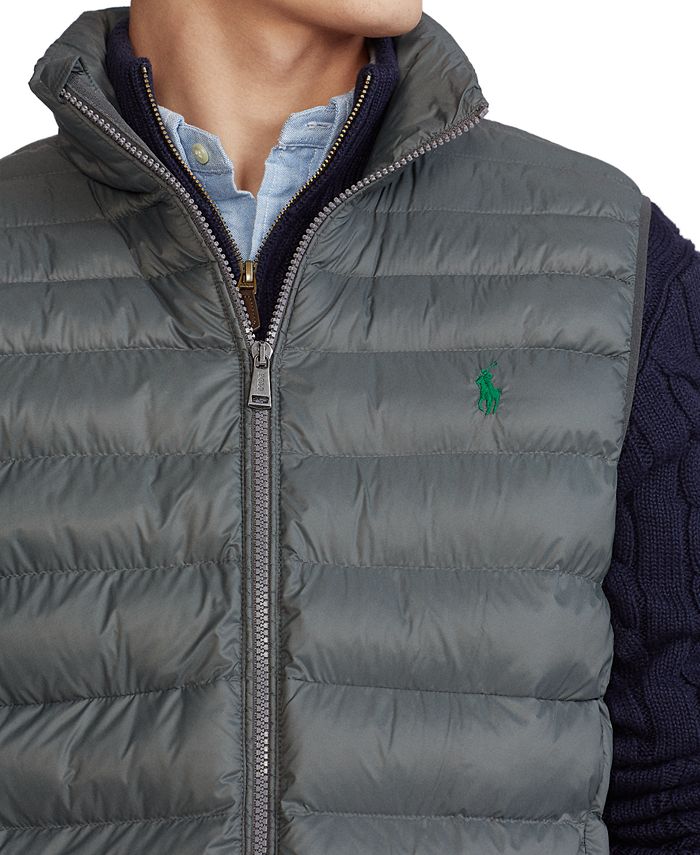 Polo Ralph Lauren Men's Packable Quilted Vest & Reviews - Coats ...