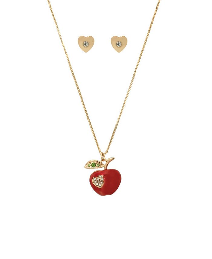 Betsey johnson clearance apple necklace