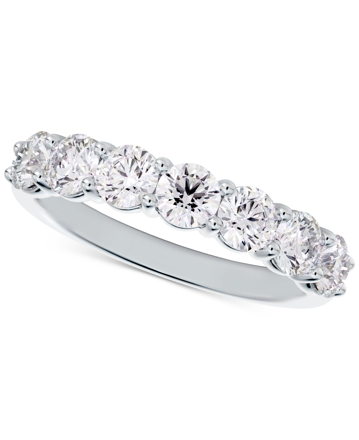 Portfolio by De Beers Forevermark Diamond Seven Stone Band (3/4 ct. t.w.) in 14k White Gold - White Gold