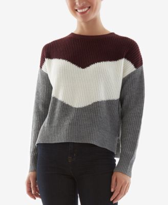 BCX Juniors' Colorblocked Sweater 