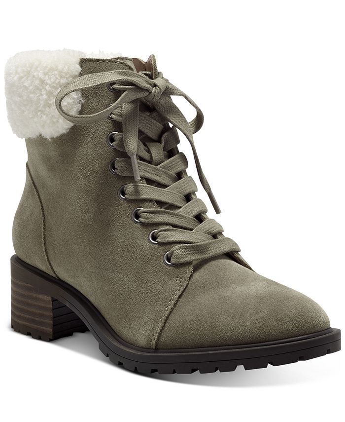 Lucky brand lace up booties hot sale