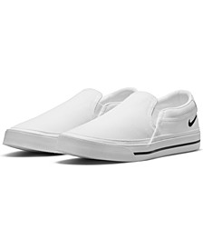 Men's Court Legacy Slip-On Casual Sneakers from Finish Line
