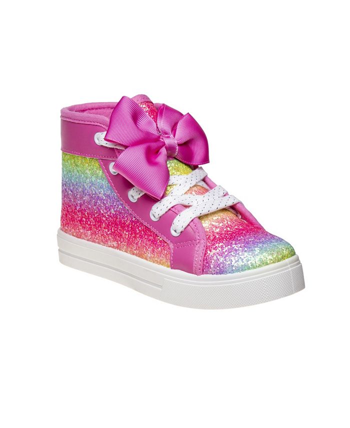Kensie Girl Little Girls Glitter High Top Sneakers - Macy's