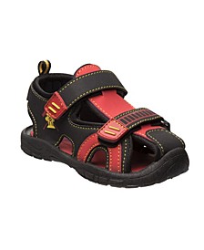 Toddler Boys Fireman Double Lightweight Sandals
