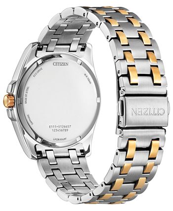 Citizen - Eco-Drive Men's Corso Two-Tone Stainless Steel Bracelet Watch 41mm