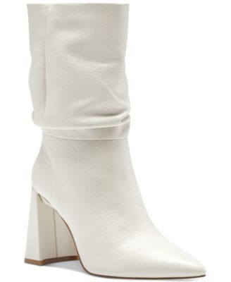 womens white booties size 11