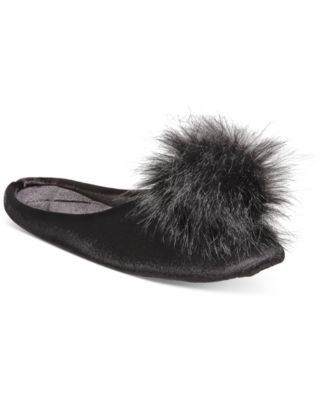 Photo 1 of SIZE L  9-10 INC International Concepts Women's Pom Pom Boxed Slippers, 