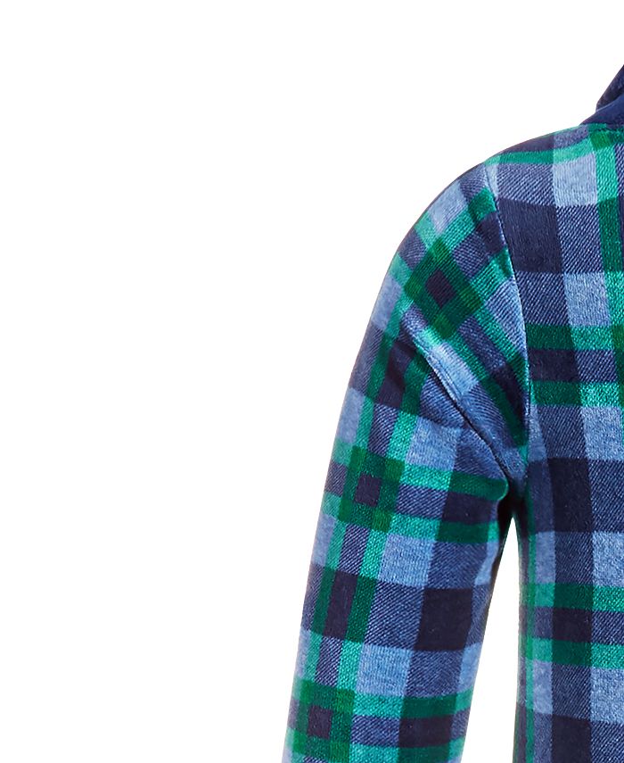First Impressions Baby Boys Plaid Coverall, Created for Macy's Macy's