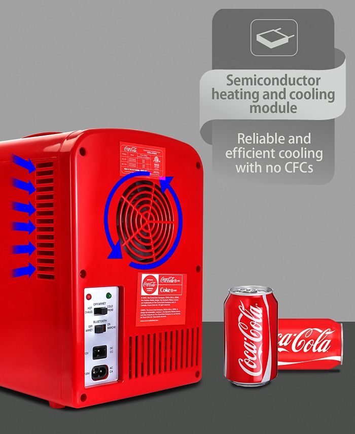 Koolatron CocaCola Portable 6 Can Thermoelectric Mini Fridge Cooler