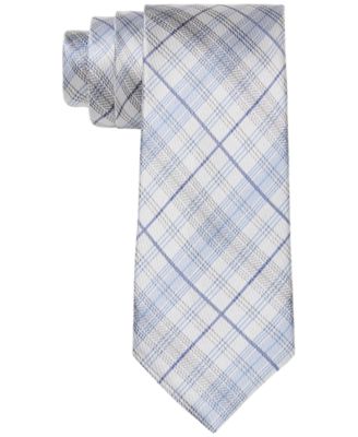 Calvin Klein - Men's Slim Plaid Tie