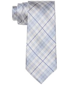 Men's Slim Plaid Tie