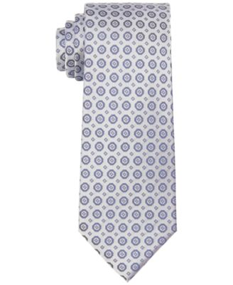 Calvin Klein - Men's Slim Hex Dot Medallion Tie