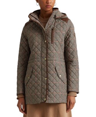 lauren ralph lauren houndstooth coat