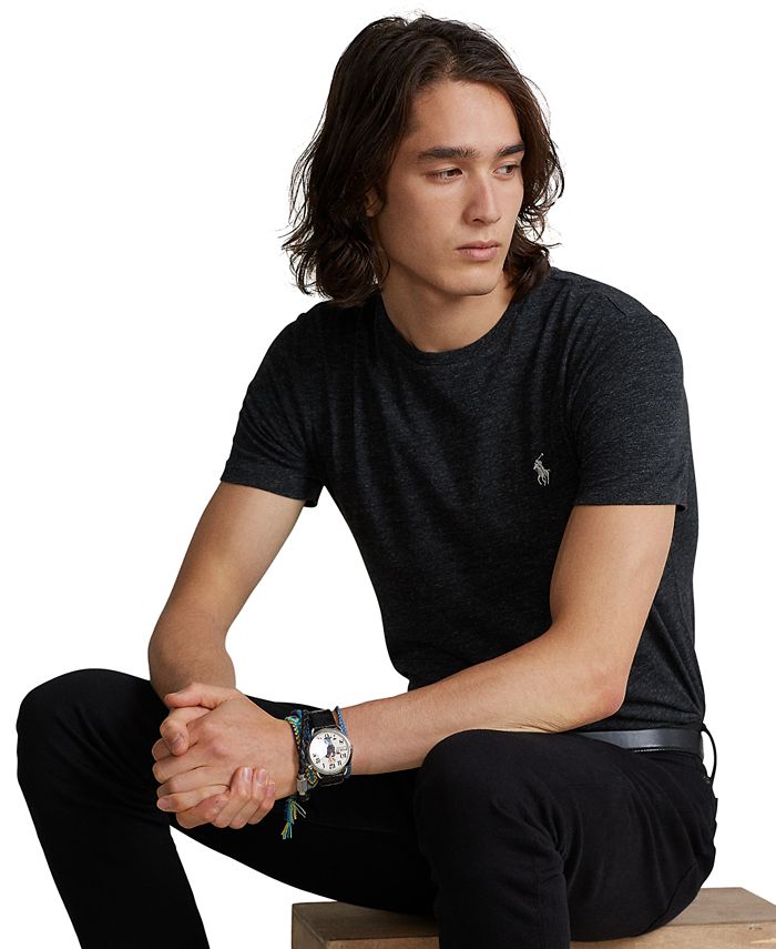 Polo Ralph Lauren Men's Classic-Fit Jersey Crewneck T-Shirt, Created for Macy's & Reviews T-Shirts - Men - Macy's