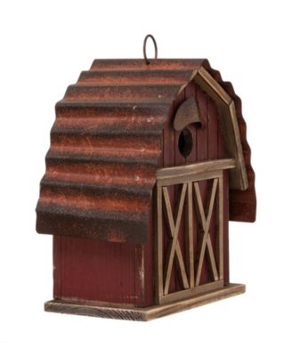 Rustic Barn Birdhouse, 10.25"