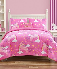 Unicorn Rainbow Comforter Set