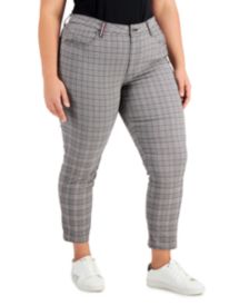 Plus Size Plaid Pants