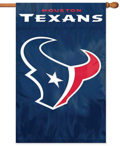Party Animal Houston Texans Applique House Flag