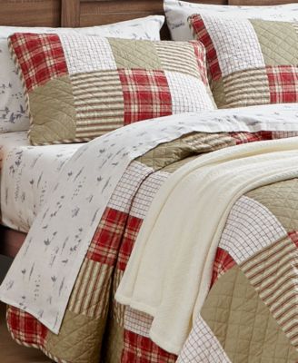 Camano Island Plaid 3-Pc. Quilt Set, King