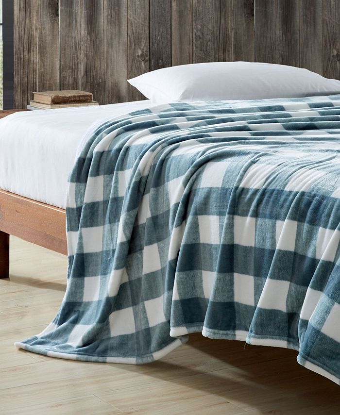 Eddie Bauer Lakehouse Plaid Ultra Soft Plush Blanket, Twin Macy's