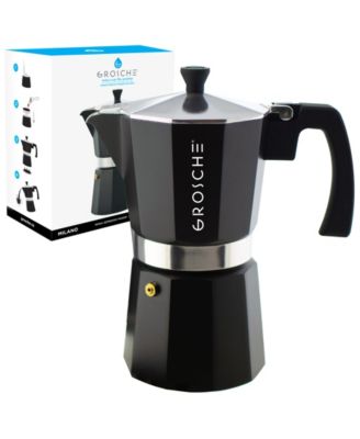 Milano Stovetop Espresso Maker Moka Pot 9 Espresso Cup Size 15.2 oz