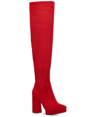 macys red booties