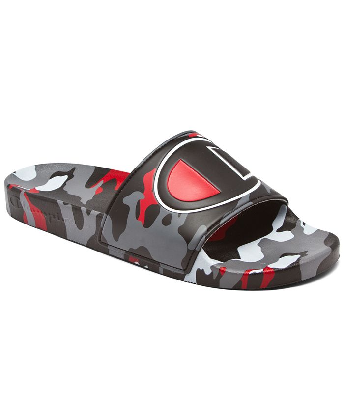 Champion Men s IPO Camo Slide Sandals from Finish Line Macy s