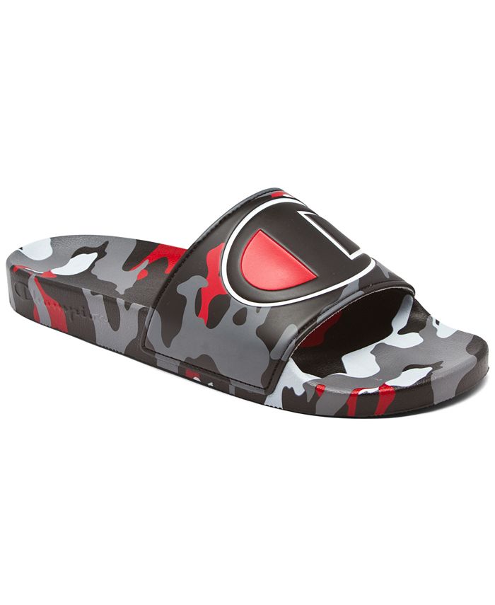 Champion Men's IPO Camo Slide Sandals from Finish Line - Macy's