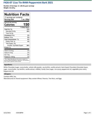 Classic Peppermint Bark, Created for Macy's