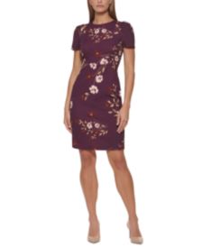 Floral-Print Sheath Dress