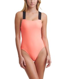 Logo Strap One Piece Swimsuit