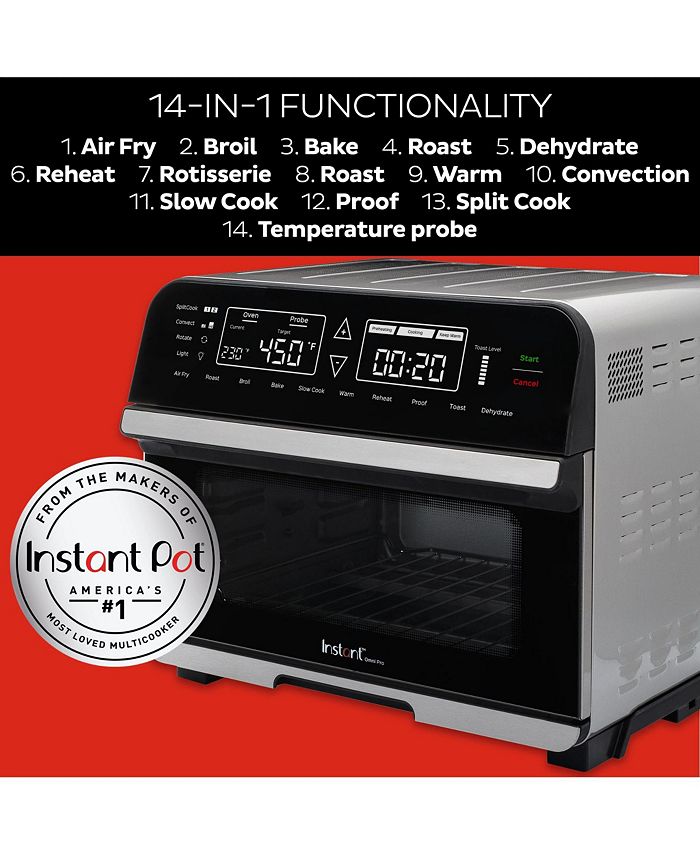 Instant Pot Omni Pro 6slice 20Quart Air Fryer Toaster Oven Combo, 14