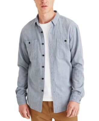Dockers - Men's Two-Pocket Plaid Shirt