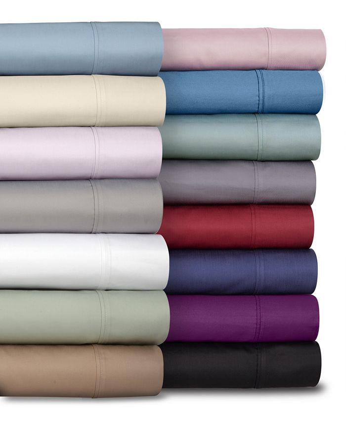 AQ Textiles Camden Sateen 1250 Thread Count 4 Pc. Sheet Set, Queen Macy's