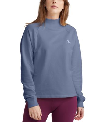 champion mock neck sweatshirt womens