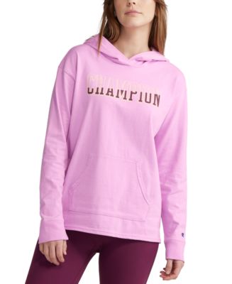 Champion Women's Cotton Logo Hoodie - Macy's