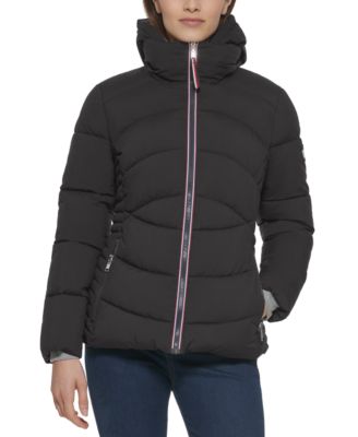 puffer jacket tommy hilfiger women's