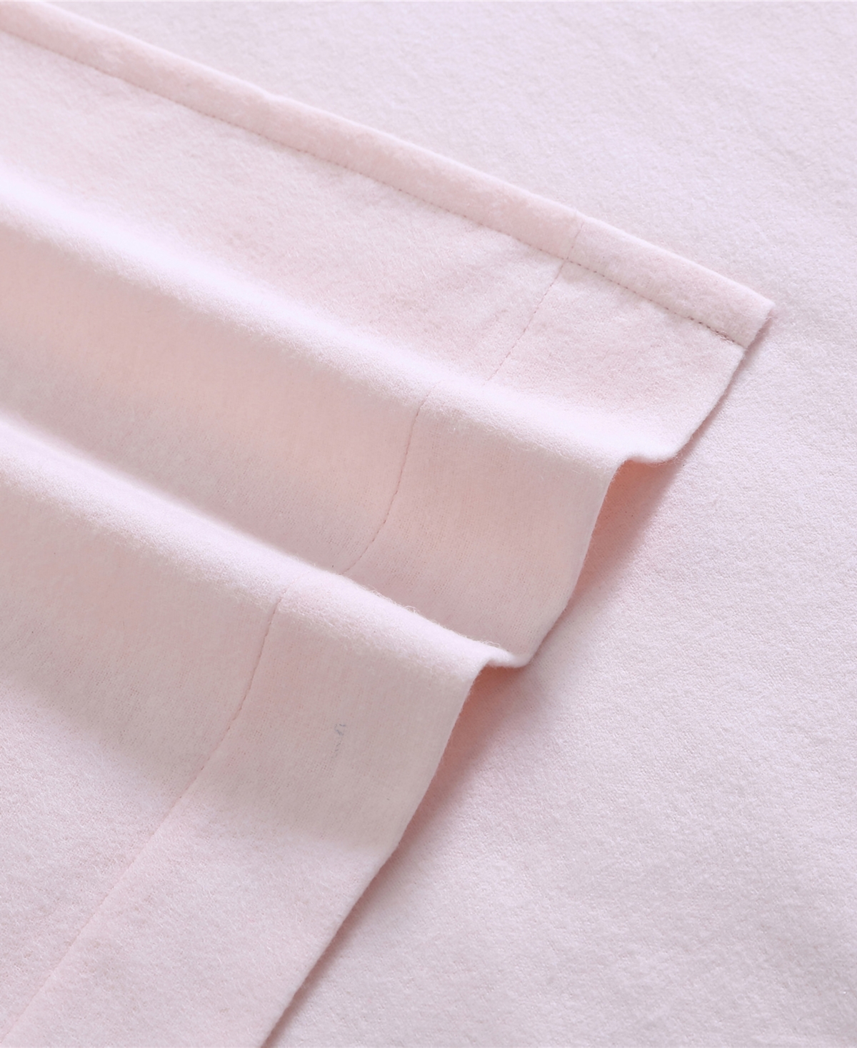 Laura Ashley Solid Cotton Flannel -Pc. Sheet Set