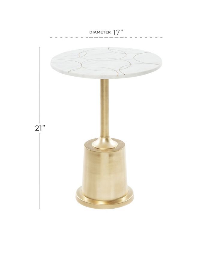 Rosemary Lane Modern Stone Accent Table Macy's