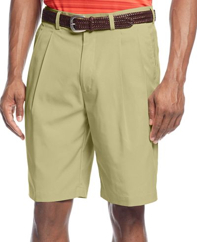 PGA TOUR Men's Double Pleated Performance Golf Shorts