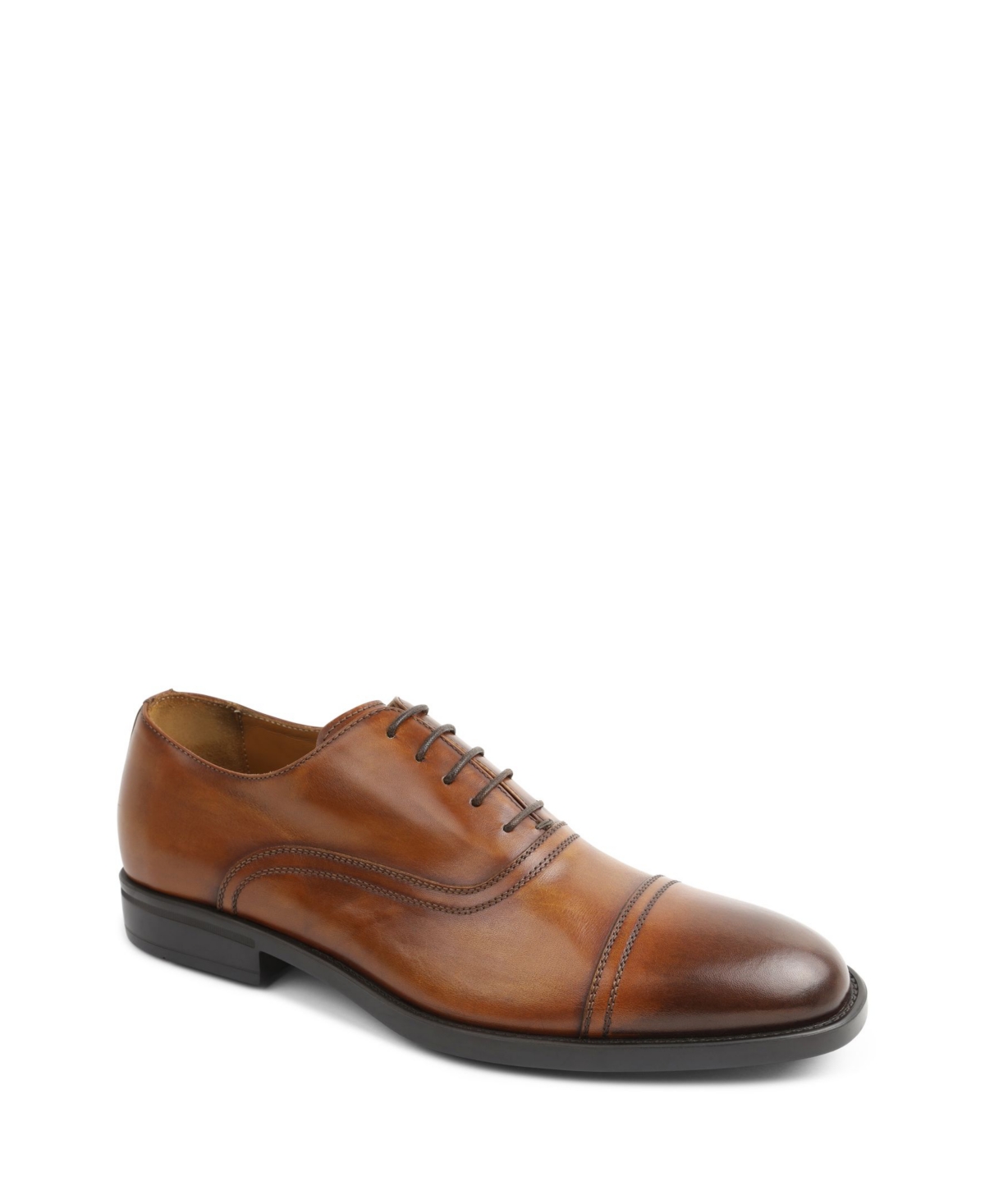 Men's Butler Cap Toe Oxford Dress Shoes - Cognac Leather