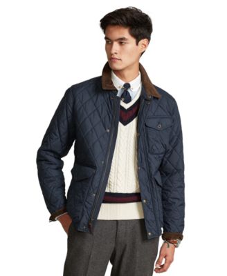 ralph lauren polo mens quilted jacket