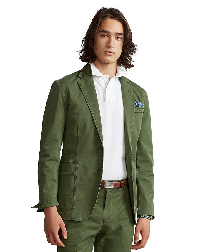 Polo Ralph Lauren Men's Polo Unconstructed Chino Suit Jacket & Reviews -  Blazers & Sport Coats - Men - Macy's