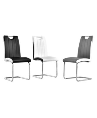 Bono Upholstered Modern Side Chairs, Set of 2