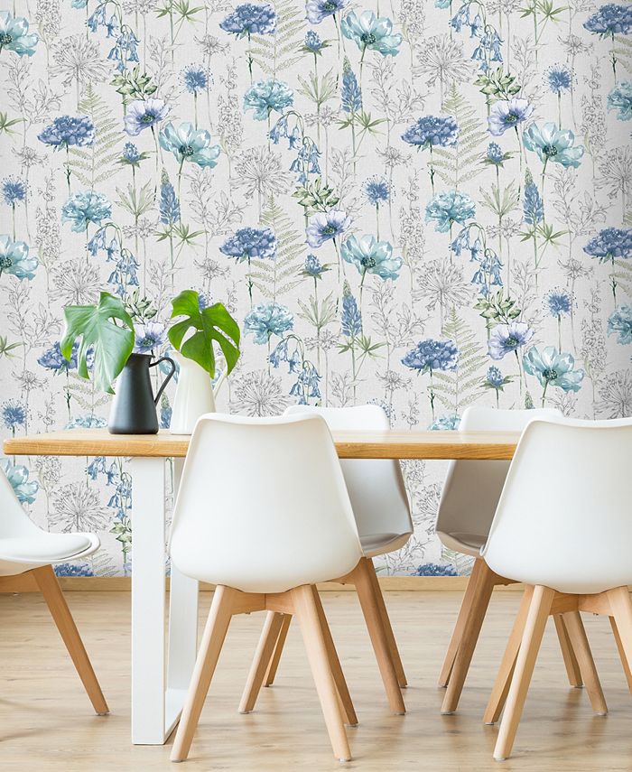 Graham & Brown Floral Sketch Wallpaper Macy's