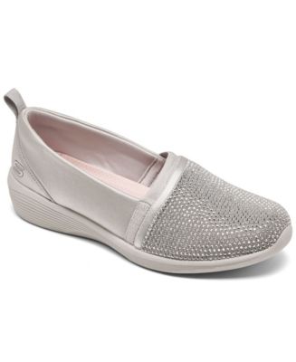 Skechers Women's Arya - Shine and Glow Slip-On Casual Sneakers from ...