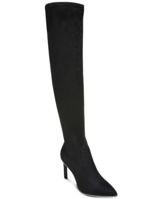 long black boot heels