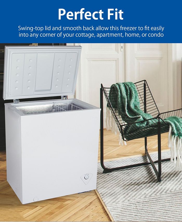Koolatron Compact Chest Freezer, 5' Cubic Macy's
