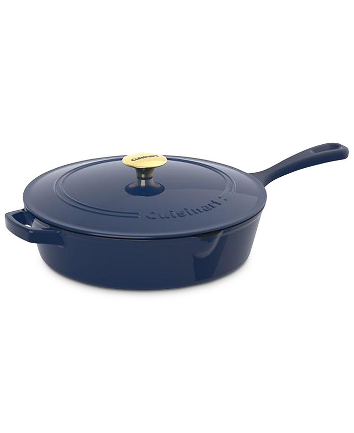 Cuisinart 12" Enamel Cast Iron Covered Chicken Fryer Macy's
