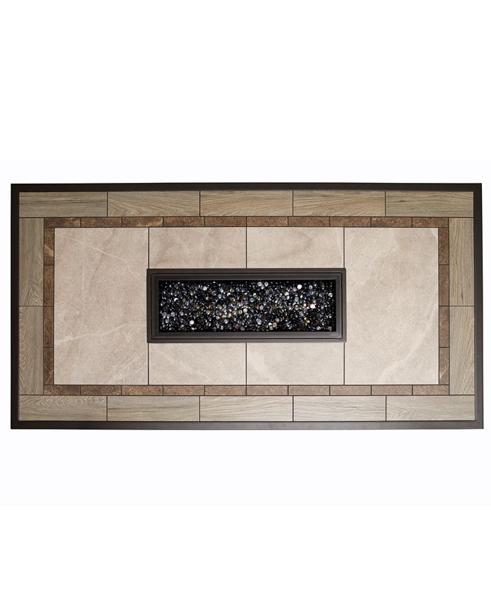 Agio Montreal Outdoor Rectangular Fire Pit, Created for Macy's Macy's